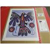 Image 2 : PRINT (BLUE THUNDERBIRD)  *107/950* (SIGNED BY NORVAL MORRISEAU) *20" X 24"* (COA)