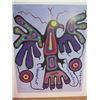 Image 3 : PRINT (BLUE THUNDERBIRD)  *107/950* (SIGNED BY NORVAL MORRISEAU) *20" X 24"* (COA)