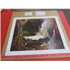 Image 1 : PRINT (WOODLAND WATERFALLS)  *229/777* (SIGNED BY TOM THOMPSON) *20" X 24"* (COA)