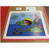 Image 1 : PRINT (PAST LIFE MAN AS FISH) *32/695* (SIGNED BY DAVID MORRISEAU) *COA* (20" X 24")
