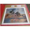 Image 1 : PRINT (ISLAND GEORGIAN BOY) *247/777* (SIGNED BY FRANKLIN CHARMICHAEL) *COA* (20" X 24")
