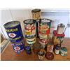 Image 1 : LOT OF GENERAL STORE TINS (PAINT, SYRUP, WATKINS)