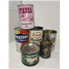 Image 3 : LOT OF ASSORTED OIL TINS, (6 COUNT)