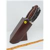 Image 1 : KNIFE BLOCK WITH KNIVES