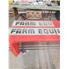 Image 3 : GLASS FARM EQUIPMENT SIGNS (1 COMPLETE, 1 HALF, 3 PIECES TOTAL)