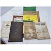 Image 1 : LOT OF ASSORTED JOHN DEERE & CASE IH MANUALS ETC