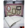 Image 1 : LOT OF ASSORTED TABLE CLOTHS (2) *HOME MADE PHOTO HANGER*