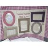 Image 3 : LOT OF ASSORTED TABLE CLOTHS (2) *HOME MADE PHOTO HANGER*