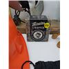 Image 3 : LOT INCLUDING RAZOR STROPPER, SAND TIMER, HELMET, FAN, ETC…