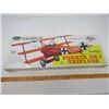 Image 1 : ONE MODEL AIRPLANE (NOS) *BALSA* (FOKKER DR-I TRIPLANE) *20" WING SPAN*