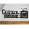 Image 2 : LOT OF 6 CAR EMBLEMS (METAL) *CUSTOM DELUXE 10, CAPRICE CLASSIC,  HONDA , DODGE, ETC)