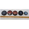 Image 1 : LOT OF 5 HOCKEY PUCKS