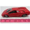 Image 2 : LOT OF 2 TOY COLLECTABLES (RED DIECAST LAMBORGHINI, 1/24 SCALE) *PIXAR CAR WITH BOX*