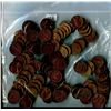 Image 1 : LOT OF APPROXIMATLY 100 -1 CENT COINS (MOSTLY USA, SOME CANADIAN) *ASSORTED DATES* (NICE SELECTION)