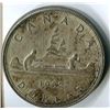 Image 1 : ONE DOLLAR COIN (CANADA) *1962* (SILVER)