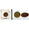 Image 1 : UNIQUE COIN/TOKEN LOT (1989 LOONIE ROUNDED EDGES, COPPER SLUG, PEARL HARBOR TOKEN)