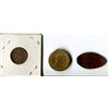Image 2 : UNIQUE COIN/TOKEN LOT (1989 LOONIE ROUNDED EDGES, COPPER SLUG, PEARL HARBOR TOKEN)