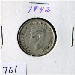 25 CENT COIN (CANADA) *1942*