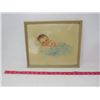 Image 1 : PRINT (CHARLOTTE BECKER) *TAKE ME IN YOUR ARMS* (FRAMED) *12.5" X 10.5"*