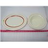 Image 4 : LOT OF 6 DISHES (PLATTER, LARGE BOWL, 2 X CUPS, AND 2 X SOUP BOWLS)