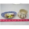 Image 2 : LOT OF 6 PIECES OF KITCHENWARE (TEA CUP AND SAUCER, GIRL VASE, ETC) *SOME ROYAL ALBERT*