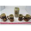 Image 1 : LOT OF 5 STEINS (4 X SET) *1 BECK'S OKTOBERFEST 1996*