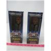 Image 1 : LOT OF 2  N'SYNC BOBBLE HEAD DOLLS (NEW IN BOX) *2 X JUSTIN*