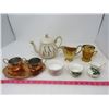Image 4 : LOT OF MISC COLLECTABLES (2 X CREAM AND SUGAR SETS, 3 X VARIOUS CREAMERS, 1 X SUGAR BOWL, TEAPOT)