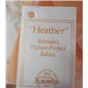 Image 10 : PORCELAIN DOLL (NEW IN BOX) *THE ASHTON DRAKE GALLERIES "HEATHER"* (BY YOLANDA BELLO)