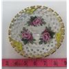 Image 2 : LOT OF 7 PIECES OF ASSORTED GLASSWARE (WESTMINSTER PLATE, BLUE ASHTRAY, ETC)