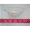 Image 8 : LOT OF 16 PIECES OF MISC GLASSWARE (6 X FROSTED SAUCERS, 6 X ETCHED SAUCERS, VASE, CANDY DISH, ETC)