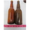 Image 6 : LOT OF OLD BOTTLES (2 FULL OF BEER)