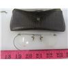 Image 2 : LOT OF MIXED ITEMS (CIGARETTE TIN, BRASS STENCILS, GLASSES, NUT CRACKER, ETC…)