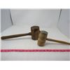 Image 1 : WOOD MALLET AND MEAT TENDERIZER