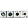 Image 1 : LOT OF 4 CANADIAN COINS (FIFTY CENT 1963-SILVER)  *QUARTER 2019, DIME 2019, FIFTY CENT 2019*