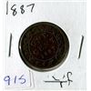 Image 1 : LARGE 1 CENT COIN (CANADA) *1887*
