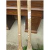 Image 3 : LOT OF 2 OARS (2 X  6'.5")