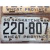 Image 9 : LOT OF 9 ASSORTED LICENCE PLATES