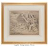 Image 1 : "Soldiers in Battle" drawing by G. Stancliff, March 1832.