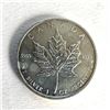 Image 2 : 1 Ounce Canadian Maple Leaf 5 Dollar Silver Coin 9999 Pure Silver Random Dates