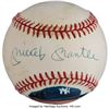 Image 2 : Mickey Mantle Signed Baseball with Portrait PSA/DNA