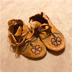 Moccasins Floral Design Girls Moccasins