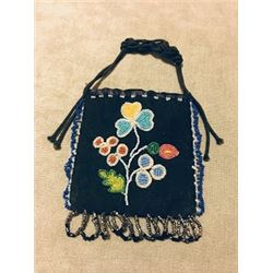 Floral Design Voucher Bag Early 20th Century