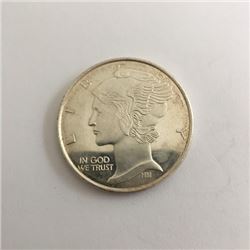 Silver Bullion Mercury Dime Design  1 Oz Silver