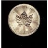 Image 1 : Canadian Maple Leaf 5 Dollar 1  Ounce 999 Silver Coin Bullion Round Random Date