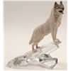Image 1 : Sculpture, Cry of the North (White Wolf of the Arctic)   (105736)