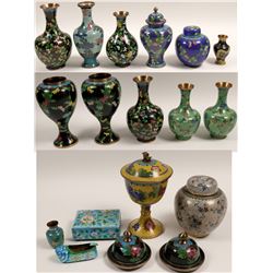 Cloisonne (set of 16 pieces)   (105452)