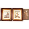 Image 1 : Navajo Sand Painting & 2 Framed Art Monkey Prints   (86854)