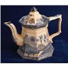 Image 1 : Staffordshire Tea Pot / Blue Willow Pattern   (80074)