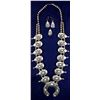 Image 1 : Native American Jewelry/ Squash Blossom ,Ear Rings & Pendant .   (105416)
